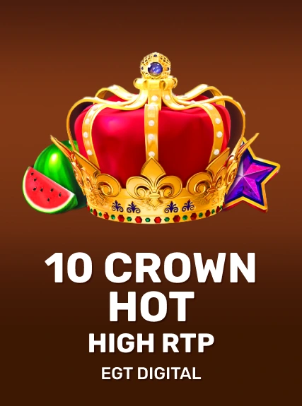 10 Crown Hot High RTP game tile