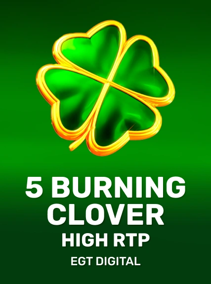 5 Burning Clover High RTP game tile