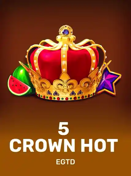 5 Crown Hot game tile
