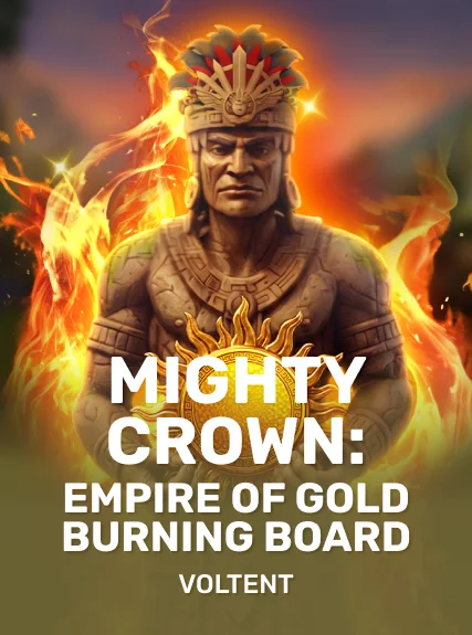 Mighty Crown: Empire of Gold Burning Board game tile